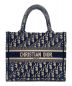 Christian Dior（クリスチャン ディオール）の古着「Dior Book Tote バッグ スモール」｜ネイビー
