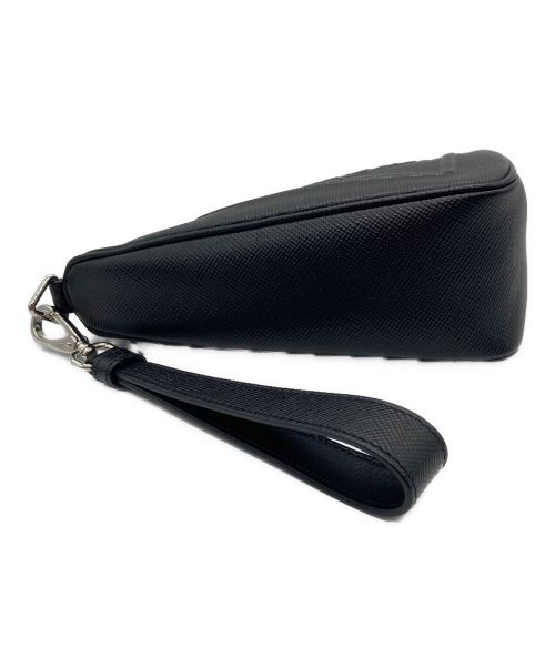 PRADA（プラダ）PRADA (プラダ) Prada Saffiano Triangle Bag ブラック サイズ:-の古着・服飾アイテム