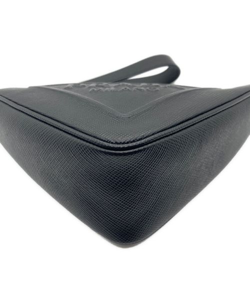 PRADA（プラダ）PRADA (プラダ) Prada Saffiano Triangle Bag ブラック サイズ:-の古着・服飾アイテム