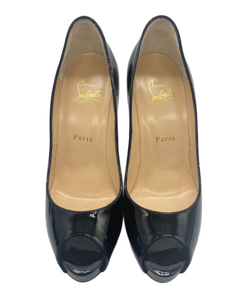 Christian Louboutin（クリスチャン・ルブタン）Christian Louboutin (クリスチャン・ルブタン) NEW VERY PRIVE 120 ブラック サイズ:37 1/2の古着・服飾アイテム