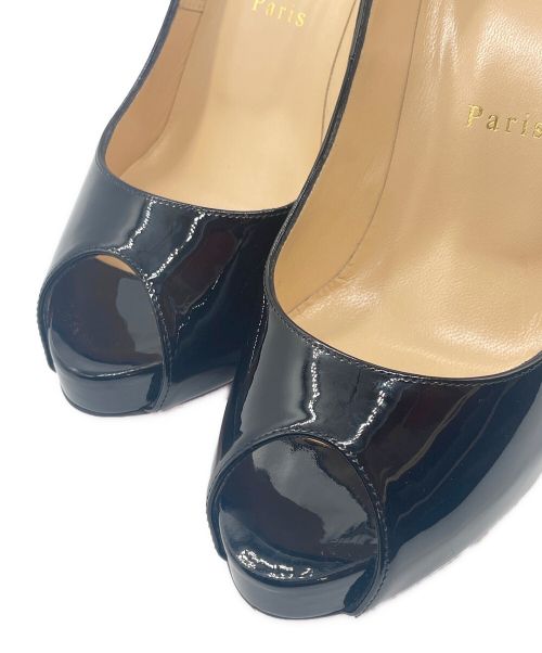 Christian Louboutin（クリスチャン・ルブタン）Christian Louboutin (クリスチャン・ルブタン) NEW VERY PRIVE 120 ブラック サイズ:37 1/2の古着・服飾アイテム