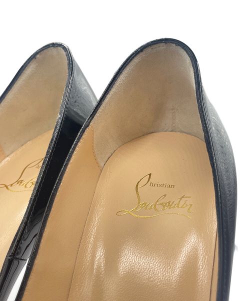 Christian Louboutin（クリスチャン・ルブタン）Christian Louboutin (クリスチャン・ルブタン) NEW VERY PRIVE 120 ブラック サイズ:37 1/2の古着・服飾アイテム