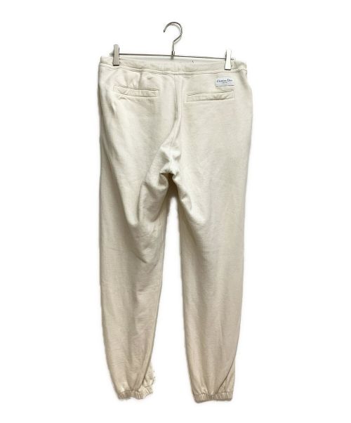 Christian Dior（クリスチャン ディオール）Christian Dior (クリスチャン ディオール) Back Logo Sweat  Pants （バックロゴスウェットパンツ） アイボリー サイズ:Mの古着・服飾アイテム