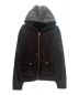 LOUIS VUITTON（ルイ ヴィトン）の古着「Hybrid Zipped Signature Hoodie/ハイブリッドジップ シグネチャー フーディ ブルゾン/24SS」｜ブラック