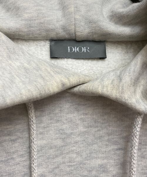 Christian Dior（クリスチャン ディオール）Christian Dior (クリスチャン ディオール) ERL (イーアールエル) エンブロイダリーパーカー グレー サイズ:Mの古着・服飾アイテム