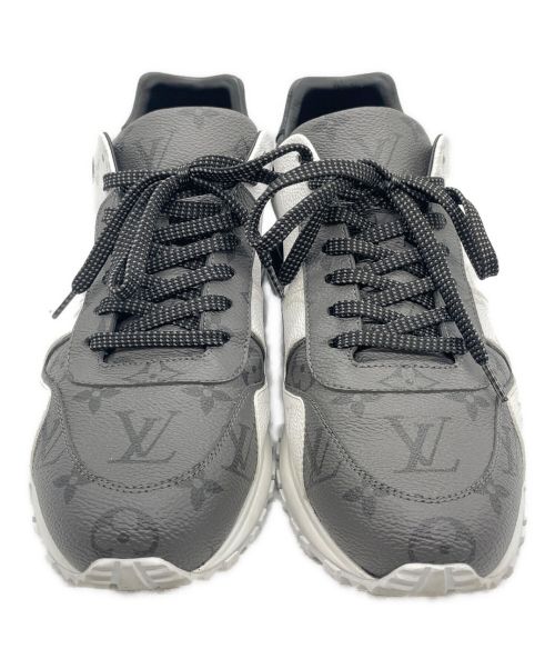 LOUIS VUITTON（ルイ ヴィトン）LOUIS VUITTON (ルイ ヴィトン) ランアウェイ・ラインスニーカー グレー×ホワイト サイズ:7 1/2の古着・服飾アイテム