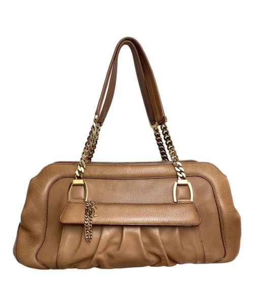 Cartier（カルティエ）Cartier (カルティエ) ラドーニャ　チェーンハンドバッグ ブラウン サイズ:-の古着・服飾アイテム