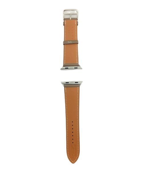 HERMES（エルメス）HERMES (エルメス) アップルウォッチベルト エトゥープ×シルバー金具 サイズ:-の古着・服飾アイテム