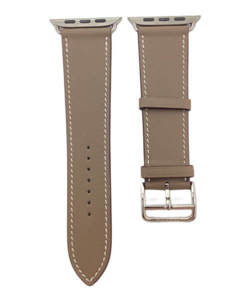 HERMES（エルメス）HERMES (エルメス) アップルウォッチベルト エトゥープ×シルバー金具 サイズ:-の古着・服飾アイテム
