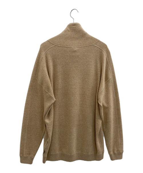 BOSS（ボス）BOSS (ボス) フランネルハーフジップスウェット ベージュ サイズ:SIZE XLの古着・服飾アイテム