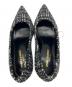 中古・古着 Saint Laurent Paris (サンローランパリ) ツイードパンプス ブラック サイズ:37：8000円