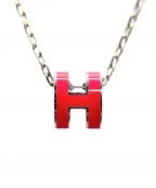 HERMESエルメス）の古着「ポップHネックレス mini」｜ピンク