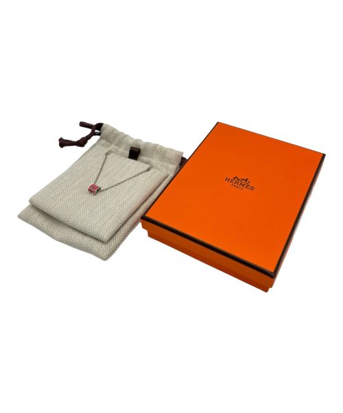 HERMES（エルメス）HERMES (エルメス) ポップHネックレス mini ピンク サイズ:mini/ミニの古着・服飾アイテム