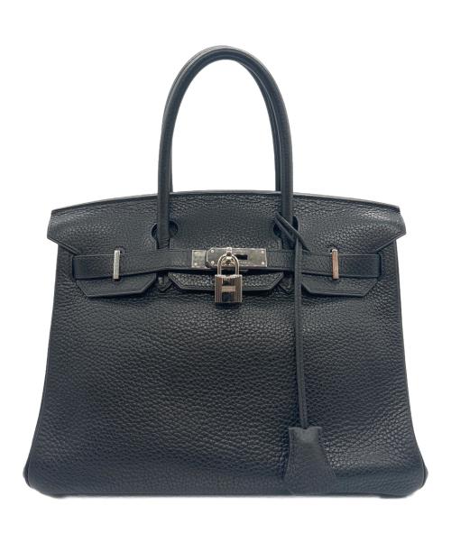 HERMES（エルメス）HERMES (エルメス) バーキン 30/シルバー金具/トゴ/▢L刻印/ノワール ノワール サイズ:30の古着・服飾アイテム