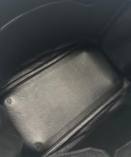 HERMES（エルメス）HERMES (エルメス) バーキン 30/シルバー金具/トゴ/▢L刻印/ノワール ノワール サイズ:30の古着・服飾アイテム