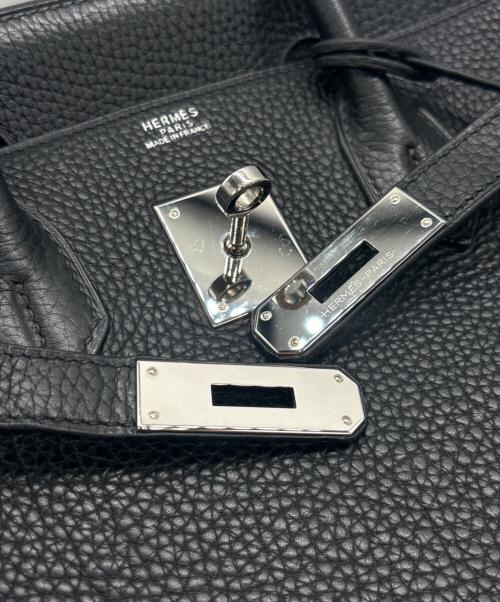 HERMES（エルメス）HERMES (エルメス) バーキン 30/シルバー金具/トゴ/▢L刻印/ノワール ノワール サイズ:30の古着・服飾アイテム