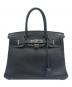 HERMES（エルメス）の古着「バーキン 30/シルバー金具/トゴ/▢L刻印/ノワール」｜ノワール