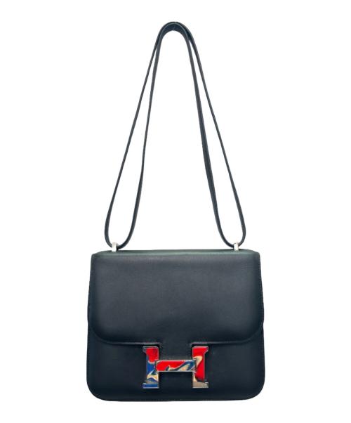 HERMES（エルメス）HERMES (エルメス) コンスタンス Ⅲ/マーブル金具/ヴォースイフト/ノワール/Z刻印 ノワール サイズ:MINI/ミニの古着・服飾アイテム