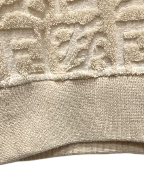 FENDI（フェンディ）FENDI (フェンディ) パイル地ズッカ柄ポロシャツ アイボリー サイズ:XSの古着・服飾アイテム