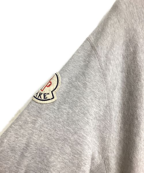 MONCLER（モンクレール）MONCLER (モンクレール) AWAKE NY (アウェイク ニューヨーク) ×AWAKE NY(アウェイクニューヨーク) プルオーバーフーディ ライトグレー サイズ:2の古着・服飾アイテム
