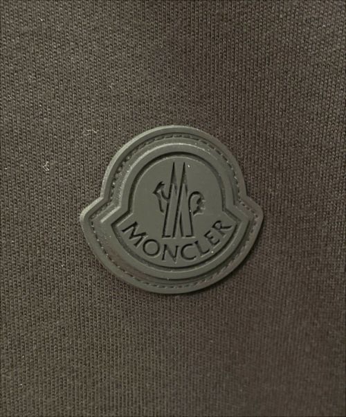 MONCLER（モンクレール）MONCLER (モンクレール) バックロゴ ジップアップフーディ ブラック サイズ:XLの古着・服飾アイテム