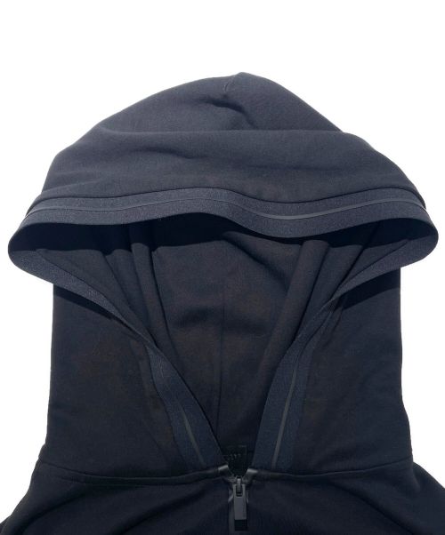 MONCLER（モンクレール）MONCLER (モンクレール) バックロゴ ジップアップフーディ ブラック サイズ:XLの古着・服飾アイテム