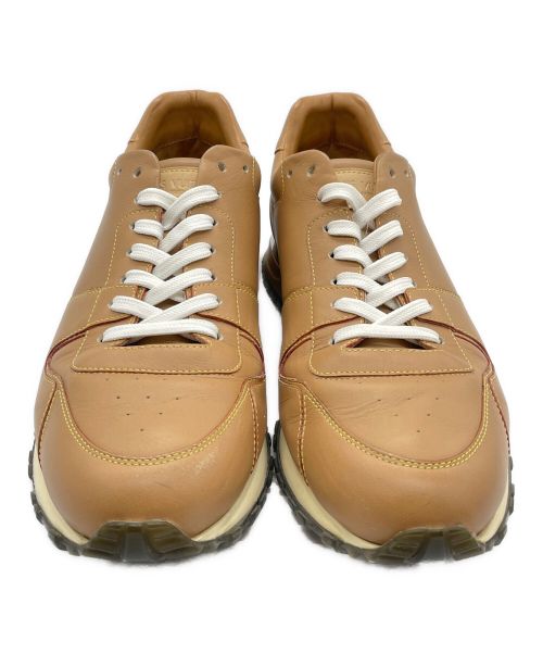 LOUIS VUITTON（ルイ ヴィトン）LOUIS VUITTON (ルイ ヴィトン) RUN AWAY ランアウェイ レザースニーカー ベージュ サイズ:6の古着・服飾アイテム