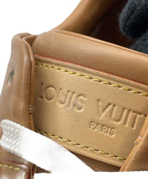 LOUIS VUITTON（ルイ ヴィトン）LOUIS VUITTON (ルイ ヴィトン) RUN AWAY ランアウェイ レザースニーカー ベージュ サイズ:6の古着・服飾アイテム