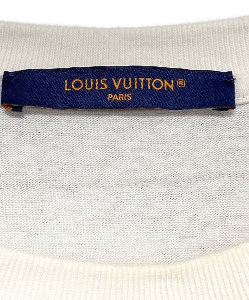 LOUIS VUITTON（ルイ ヴィトン）LOUIS VUITTON (ルイ ヴィトン) プリンテッドタイダイ モノグラム カットソー ホワイト×グレー サイズ:Mの古着・服飾アイテム