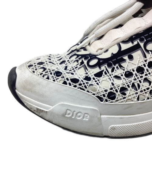 Christian Dior（クリスチャン ディオール）Christian Dior (クリスチャン ディオール) B24 オブリークローカットスニーカー ホワイト サイズ:43の古着・服飾アイテム