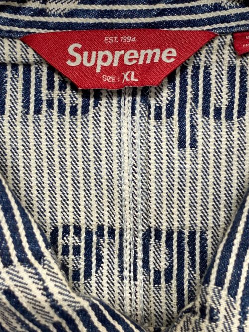 SUPREME（シュプリーム）SUPREME (シュプリーム) Denim Chore Trucker Jacket ライトグレー サイズ:XLの古着・服飾アイテム