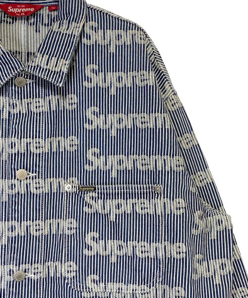 SUPREME（シュプリーム）SUPREME (シュプリーム) Denim Chore Trucker Jacket ライトグレー サイズ:XLの古着・服飾アイテム