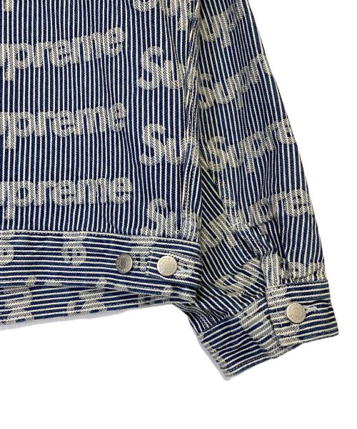 SUPREME（シュプリーム）SUPREME (シュプリーム) Denim Chore Trucker Jacket ライトグレー サイズ:XLの古着・服飾アイテム