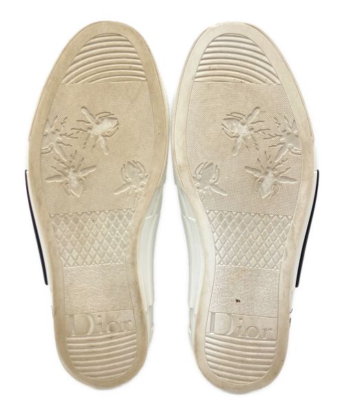 Christian Dior（クリスチャン ディオール）Christian Dior (クリスチャン ディオール) B23 OBLIQUE SLIP ON ホワイト サイズ:43の古着・服飾アイテム
