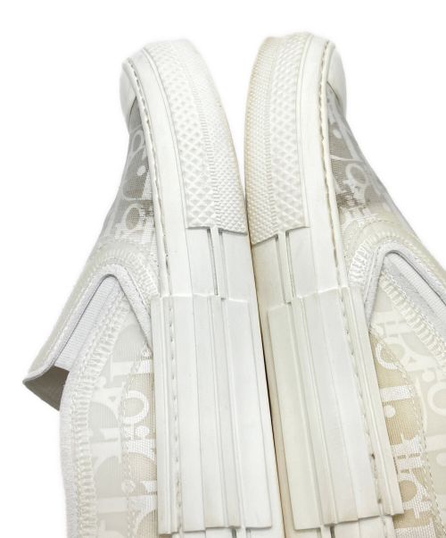 Christian Dior（クリスチャン ディオール）Christian Dior (クリスチャン ディオール) B23 OBLIQUE SLIP ON ホワイト サイズ:43の古着・服飾アイテム