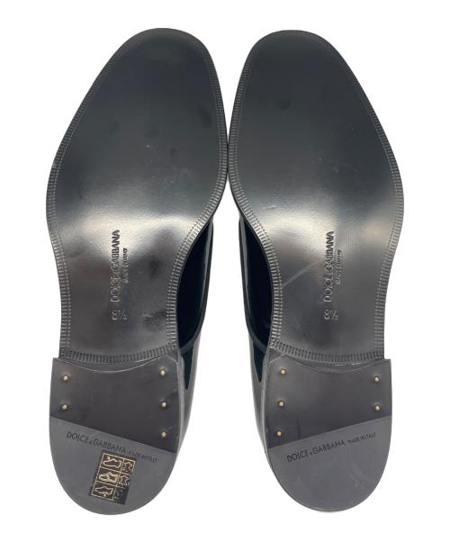 DOLCE & GABBANA（ドルチェ＆ガッバーナ）DOLCE & GABBANA (ドルチェ＆ガッバーナ) パレントドレスシューズ ブラック サイズ:8 1/2の古着・服飾アイテム