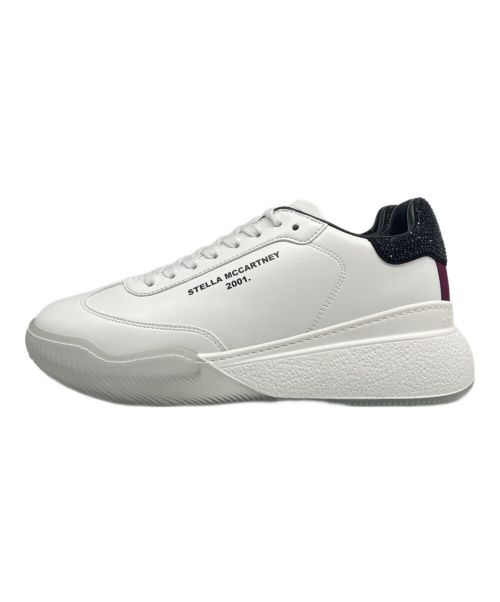 STELLA McCARTNEY（ステラマッカートニー）STELLA McCARTNEY (ステラマッカートニー) Loop Crystal Lace-up Sneakers ホワイト サイズ:41 未使用品の古着・服飾アイテム