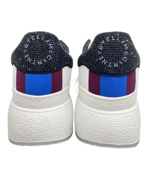 STELLA McCARTNEY（ステラマッカートニー）STELLA McCARTNEY (ステラマッカートニー) Loop Crystal Lace-up Sneakers ホワイト サイズ:41 未使用品の古着・服飾アイテム