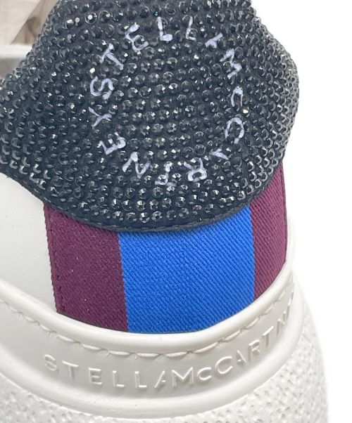 STELLA McCARTNEY（ステラマッカートニー）STELLA McCARTNEY (ステラマッカートニー) Loop Crystal Lace-up Sneakers ホワイト サイズ:41 未使用品の古着・服飾アイテム