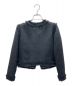 CHANEL (シャネル) ココボタンノーカラーツイードジャケット ブラック サイズ:34：120000円