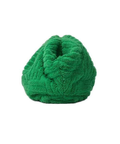 BOTTEGA VENETA（ボッテガベネタ）BOTTEGA VENETA (ボッテガベネタ) Pile clutch bag（パイルがま口クラッチバッグ） グリーン サイズ:-の古着・服飾アイテム