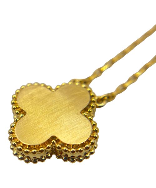 VAN CLEEF & ARPELS（ヴァンクリーフ＆アーペル）VAN CLEEF & ARPELS (ヴァンクリーフ＆アーペル) ヴィンテージ アルハンブラ ネックレス 1Pダイヤ ゴールデンシェル サイズ:ヴィンテージの古着・服飾アイテム
