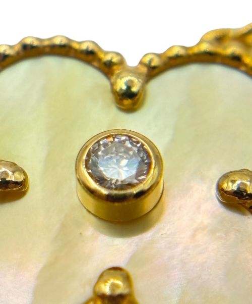 VAN CLEEF & ARPELS（ヴァンクリーフ＆アーペル）VAN CLEEF & ARPELS (ヴァンクリーフ＆アーペル) ヴィンテージ アルハンブラ ネックレス 1Pダイヤ ゴールデンシェル サイズ:ヴィンテージの古着・服飾アイテム