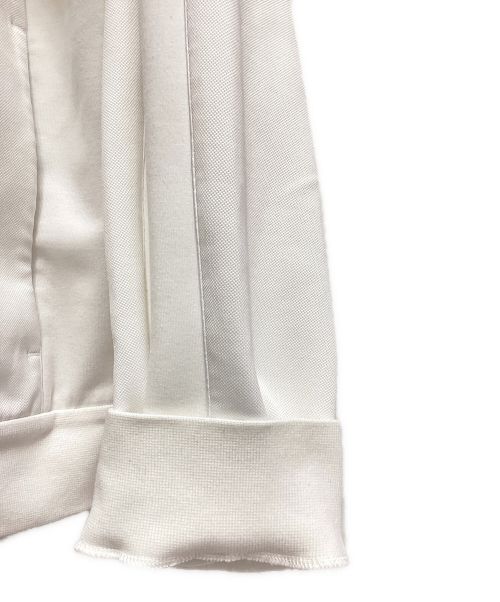 Dior（ディオール）Dior (ディオール) ロゴワッペンジップアップジャケット ホワイト サイズ:Lの古着・服飾アイテム