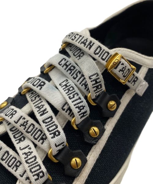 Dior（ディオール）Dior (ディオール) WALKNDIORローカットスニーカー ブラック×ホワイト サイズ:35 1/2の古着・服飾アイテム