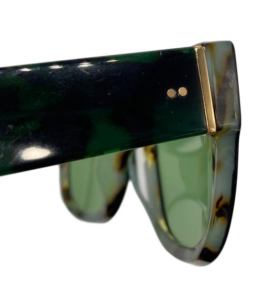 DOLCE & GABBANA（ドルチェ＆ガッバーナ）DOLCE & GABBANA (ドルチェ＆ガッバーナ) レオパードサングラス グリーン サイズ:52▢20　140の古着・服飾アイテム