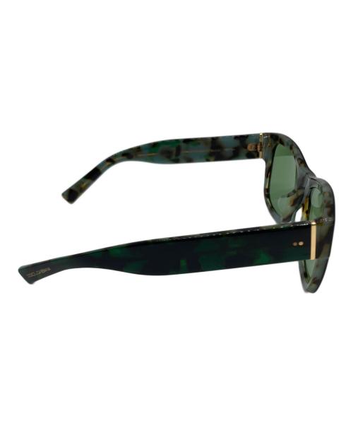 DOLCE & GABBANA（ドルチェ＆ガッバーナ）DOLCE & GABBANA (ドルチェ＆ガッバーナ) レオパードサングラス グリーン サイズ:52▢20　140の古着・服飾アイテム