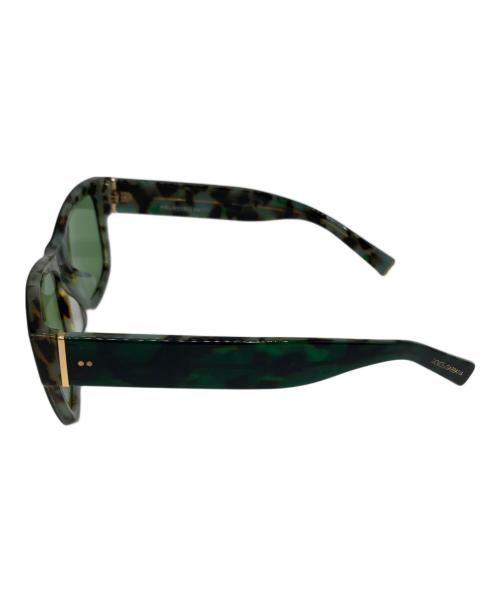DOLCE & GABBANA（ドルチェ＆ガッバーナ）DOLCE & GABBANA (ドルチェ＆ガッバーナ) レオパードサングラス グリーン サイズ:52▢20　140の古着・服飾アイテム