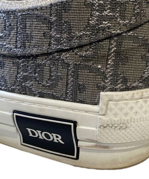 Dior（ディオール）Dior (ディオール) B23 Low-Top Sneaker Oblique Jacquard グレー×ホワイト サイズ:42の古着・服飾アイテム
