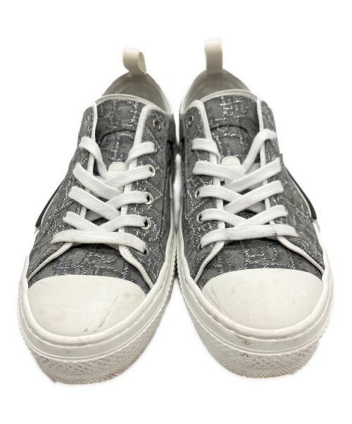Dior（ディオール）Dior (ディオール) B23 Low-Top Sneaker Oblique Jacquard グレー×ホワイト サイズ:42の古着・服飾アイテム